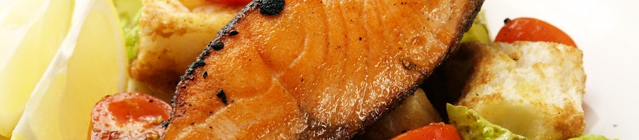 bigstockphoto_Salmon_With_Panzanella_229992